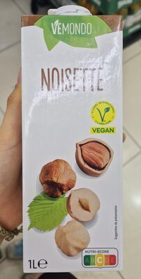 Lait noisette vegan