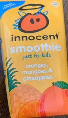 Smoothie just for kids oranges, mangoes & pineapples