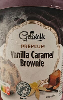 Vanilla Caramel Brownie