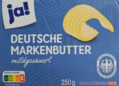 Deutsche Markenbutter mildgesäuert