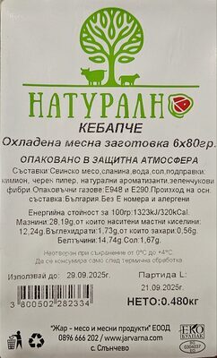 Свински кебапчета