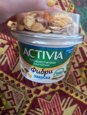 Activia закуска фибри пробиотични бактерии
