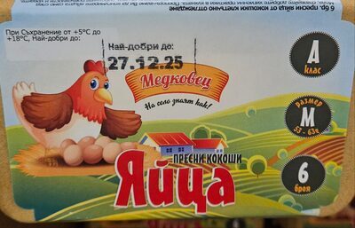 Яйца от клетъчно отглеждани кокошки