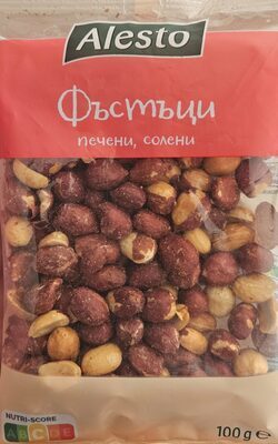 Фъстъци, печени, солени