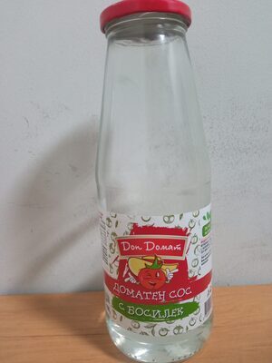 Доматен сос с босилек
