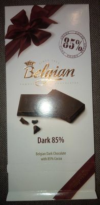 The Belgian Tablettes Noir 85% 25X100G