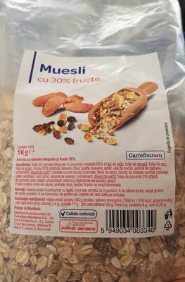 Musli cu 30% fructe
