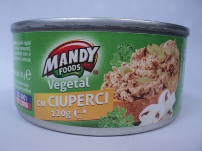 Mandy Pasta vegetala tartinabila cu ciuperci