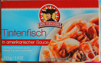 Tintenfisch In Amerikanischer Sauce 111g Dose Don Fernando