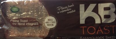 KB Toast - pâine Toast cu făină integrală