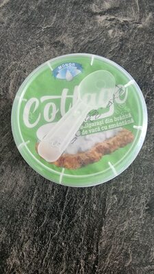Cottage cheese Monor 175g bulgărași brânză cu smântână