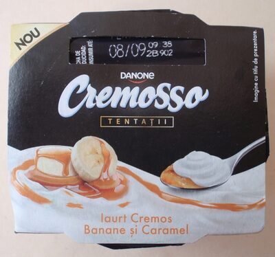 Danone Cremosso Tentatii Iaurt cremos cu banane si caramel