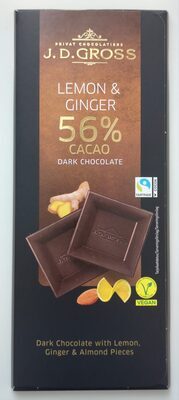 Edel-Zartbitter 56% Limone-Ingwer