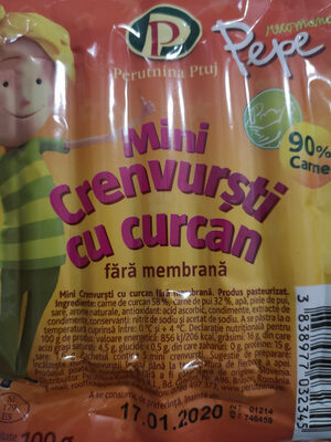 Pepe mini cremwursti cu curcan