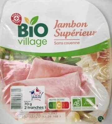 Jambon supérieur sans couenne