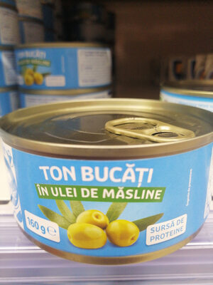 ton bucăți în ulei de măsline