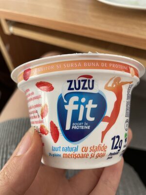 Iaurt natural cu stafide, merișoarele și Goji