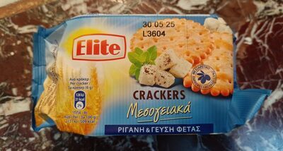 Crackers mesogeiaka (rigani/feta)
