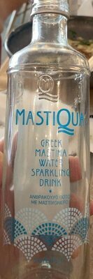 Sparkling drink with mastiqua water
