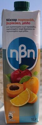 nBn nektar orange , pêche , pomme