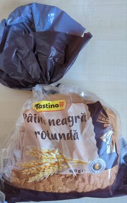 Pâine neagră rotundă