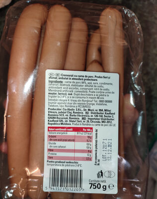 Crenvurști cu carne de porc