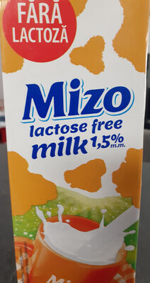 Mizo - Lapte UHT fara lactoza 1,5%