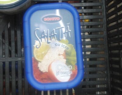 Salata cu icre de Crap si ceapa