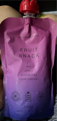 Fruit Snack Mix Apple Blueberry Sour Cherry