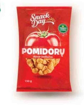 Pomidorų skonio traškučiai