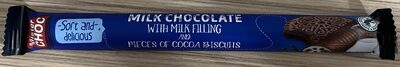 Milk Chocolate with Milk Filling and Pieces of Cococa Biscuits