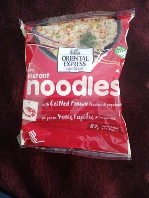 Oriental express noodles vegan prawn flavour